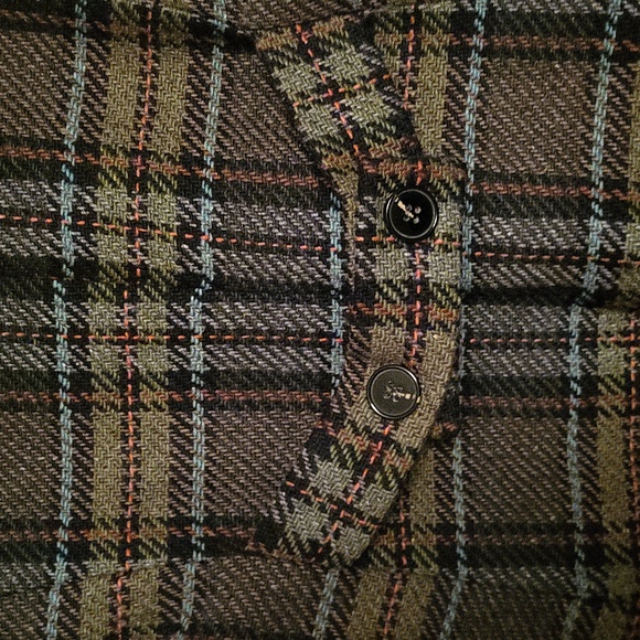 Nordstrom's Wool Blend Plaid Jacket Small - Picture 8 of 11